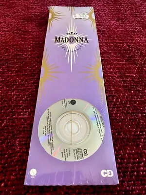 Madonna Sealed Like A Prayer Longbox 3  Cd Single Starburst Promo Box & Price Lp • $395