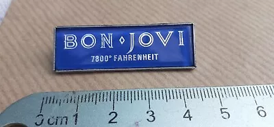 BON JOVI 7800 Fahrenheit METAL ROCK MUSIC BADGE  • £15