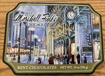 Marshall Field's Chicago Mint Chocolate Tin Box (empty) • $13