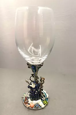 Amazing Kirks Folly Merlin Magician 8  Wine Goblet Mint W/ Fitted Box  Rare! • $95