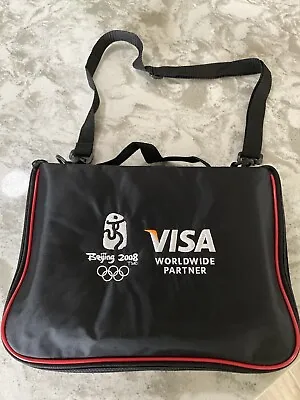 Rare Beijing Olympic Pin Collectors Case Bag Visa Sponsor 2008 • $21.95