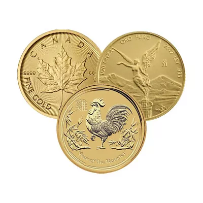 1/20 Oz Gold Coin (Random Year Varied Condition Any Mint .999+) • $155.10