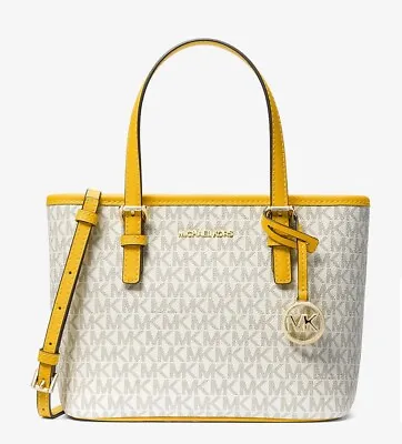 Michael Kors Jet Set Travel Extra-Small Logo Top-Zip Tote Bag • $69.99