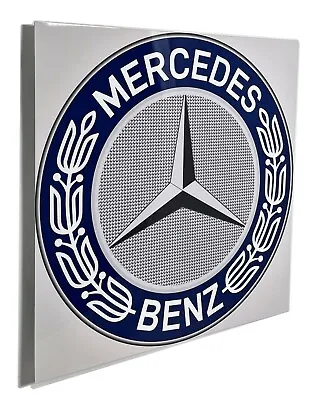 Mercedes Vintage Emblem 1970's Metal Sign • $95