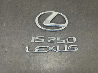 $19.97 • Buy 2006 - 2013 Lexus IS250 Rear Trunk Lid Emblem Badge Logo Letters OEM BLACK PAINT