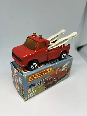 MATCHBOX  SUPERFAST No. 61 WRECK TRUCK BOXED IN EXCELLENT CONDITION • £11.99