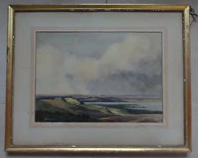 John Thoburn Mcgaw Irish Artist  Original Vintage Watercolour Painting Of Poole • £200