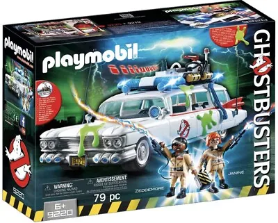 Playmobil 9220 Ghostbusters Ecto 1 With Lights And Sound BNIB • £38.90