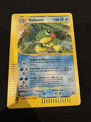 Politoed H23/H32 Holo Pokemon Skyridge • $6.95