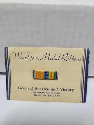  WWI British Ribbon Bar War Medal And Victory Medal Miniature • $9.99