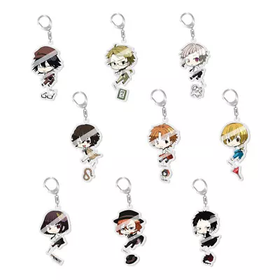 Anime Stray Dogs Dazai Osamu Keychain Student Bag Keyring Pendants Jewelry Gift • $6.16