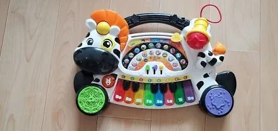 VTech Zoo Jamz Piano Baby Develop Learning 4 In 1 Musical Zebra Instrument Toy • $9.99