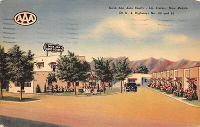 Dona Ana Auto Court Las Cruces New Mexico US 80 85 Linen Motel • $8.99