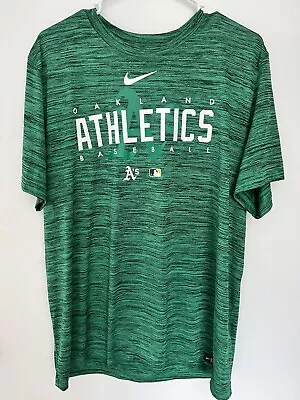 Nike Dri-FIT Velocity Practice (MLB Oakland Athletics) Men's T-Shirt XL Green • $25