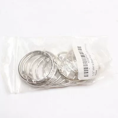 (10-Pk) Book Rings Metal 1.5  01438-10 • $5.98