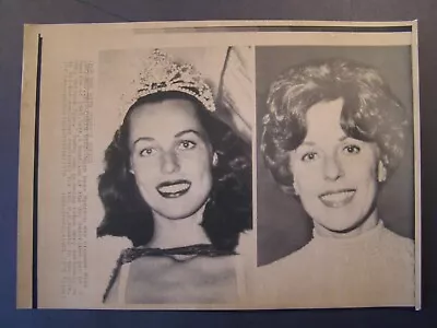 AP Wire Press Photo 1979 Bess Myerson Crowned Miss America In 1945  • $17