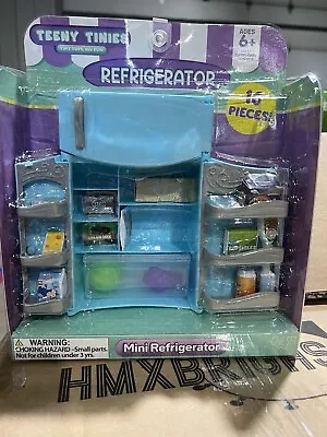 Teeny Tinies Kitchen Refrigerator 16pc Mini Food Playset NEW • $14.50