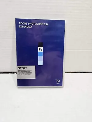 Adobe Photoshop CS4 Extended Software As Is No Tech Support Mac OS No Serial # • $40.79