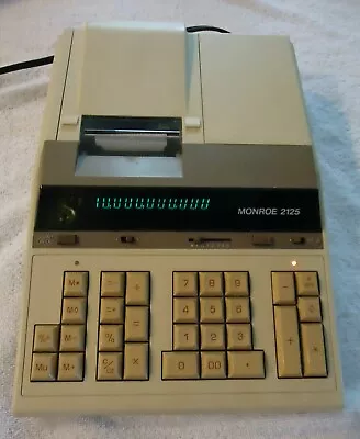 Monroe 2125 Electronic Calculator Adding Machine • $24.99