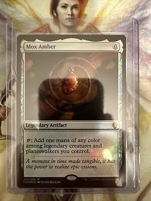 Mox Amber Foil Flat OG Dom Mythic Rare Mint-NM English Magic The Gathering Card • $20.50