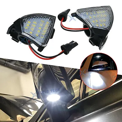 LED Side Mirror Puddle Light For Volkswagen VW Golf MK5 MKV GTi Passat Jetta Eos • $13.99