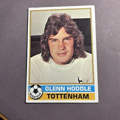 £5 • Buy GLENN HODDLE TOTTENHAM  1977 Topps Chewing Gum Trading Card Rookie RC
