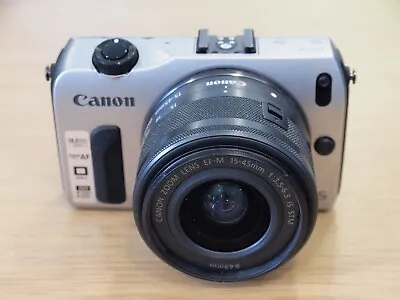 Canon EOS M 18mp Digital Camera With 15-45mm Lens. St No U16912 • £229.99