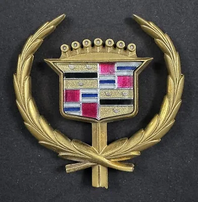 Vintage Cadillac Eldorado Hood Ornament Emblem Trim User Badge Crest Gold • $25