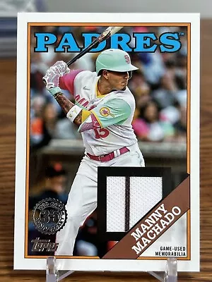 2023 Topps Series 1 Manny Machado 1988 Relic #88R-MM Padres Game Used • $3.99