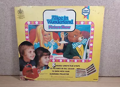 Alice In Wonderland Picture Show 8 Film Strips 1975 Chad Valley Vintage 33340 • £12.99