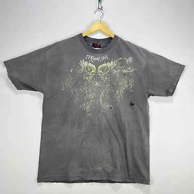 Vintage Y2K Miami Ink Sun Faded T Shirt XL • $28.88