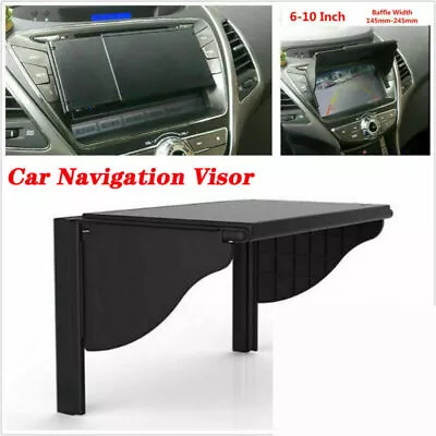 6-10'' Adjustable Car Navigation Visor Cover GPS Stereo Radio DVD Hood SunShade • $9.59