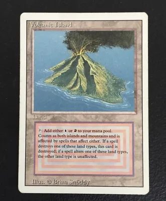 Volcanic Island - Revised - Lightly Played - Magic: The Gathering MtG • $600