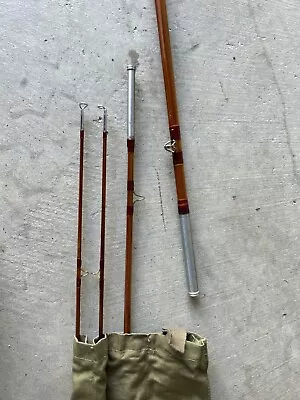 Montague Redwing Med Trout 8’ 1/2 Bamboo Fly Rod With Original Tube And Bag • $500