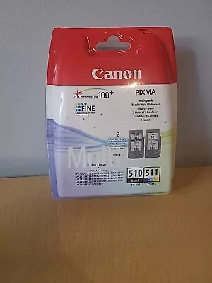 Canon PG-510 Black & CL-511 Colour Ink Cartridges For PIXMA MP250 • £24.99