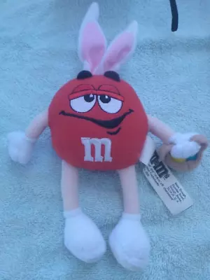 M&M Collectables -   Red  Easter  Plush   -  (time To Sell My Collection) • $3