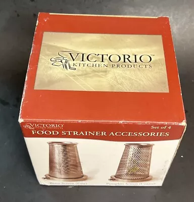 Victorio Model 250 VKP Brands Strainer Screen Set Of 4 4 Accessories • $25