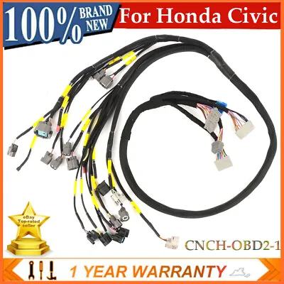 OBD2 Budget D & B-series Tucked Engine Harness For Civic Integra B16 B18 D16 • $89.41