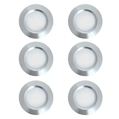 6 X LED 12V 24V Spot Lights Dimmable Caravan Motorhome Boat Recessed Downlights • £28.99