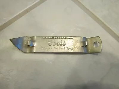 Vintage Coors Beer Bottle Metal Can Opener Bar Pub Church Key--NEW • $5