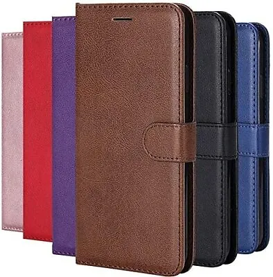 Flip Leather Phone Case For Samsung S23 Ultra S22 S21 S20 Plus Magnetic Wallet • £3.39
