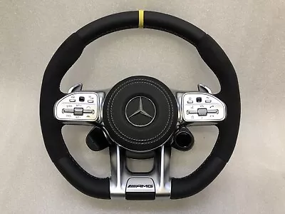 19-22 Oem Mercedes Amg Supersport Steering Wheel Complete Performance W205 C63 • $2200