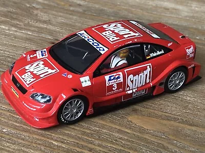 Hornby Scalextric DTM Opel V8 Coupe Red 1:32 Slot Car. Missing Rear Spoiler • £18