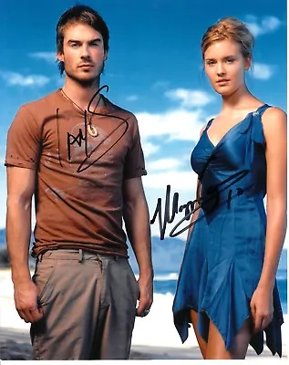 Ian Somerhalder And Maggie Grace Signed Lost Photo  • $180.46