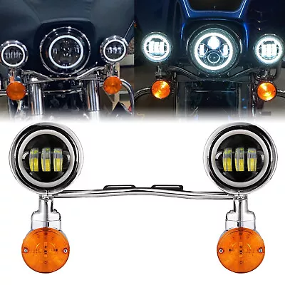 $169.99 • Buy LED Passing Turn Signal Light Bar For Yamaha V-Star XVS 250 650 1100 1300 XV1600