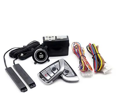 Car Ignition Switch Engine Start Push Button Keyless Entry Remote Starter Kit • $105.20