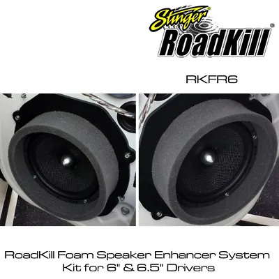 £23.80 • Buy Stinger Roadkill Fast Rings 6  / 6.5  Speaker Foam Pad Ring Baffle Kit 
