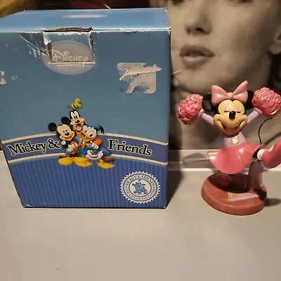 Mickey & Friends Disney Impressions Minnie Cheerleader Team Spirit 4004036 BNIB • $24.99