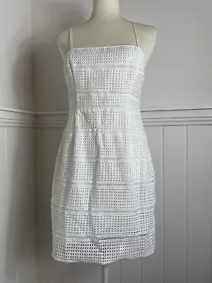 Tigerlily Ladies Dress Size 10 White Lacey Short • $40