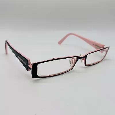 JASPER CONRAN Eyeglasses SATIN BLACK RECTANGLE Glasses Frame MOD: JC28 25056358 • £24.50